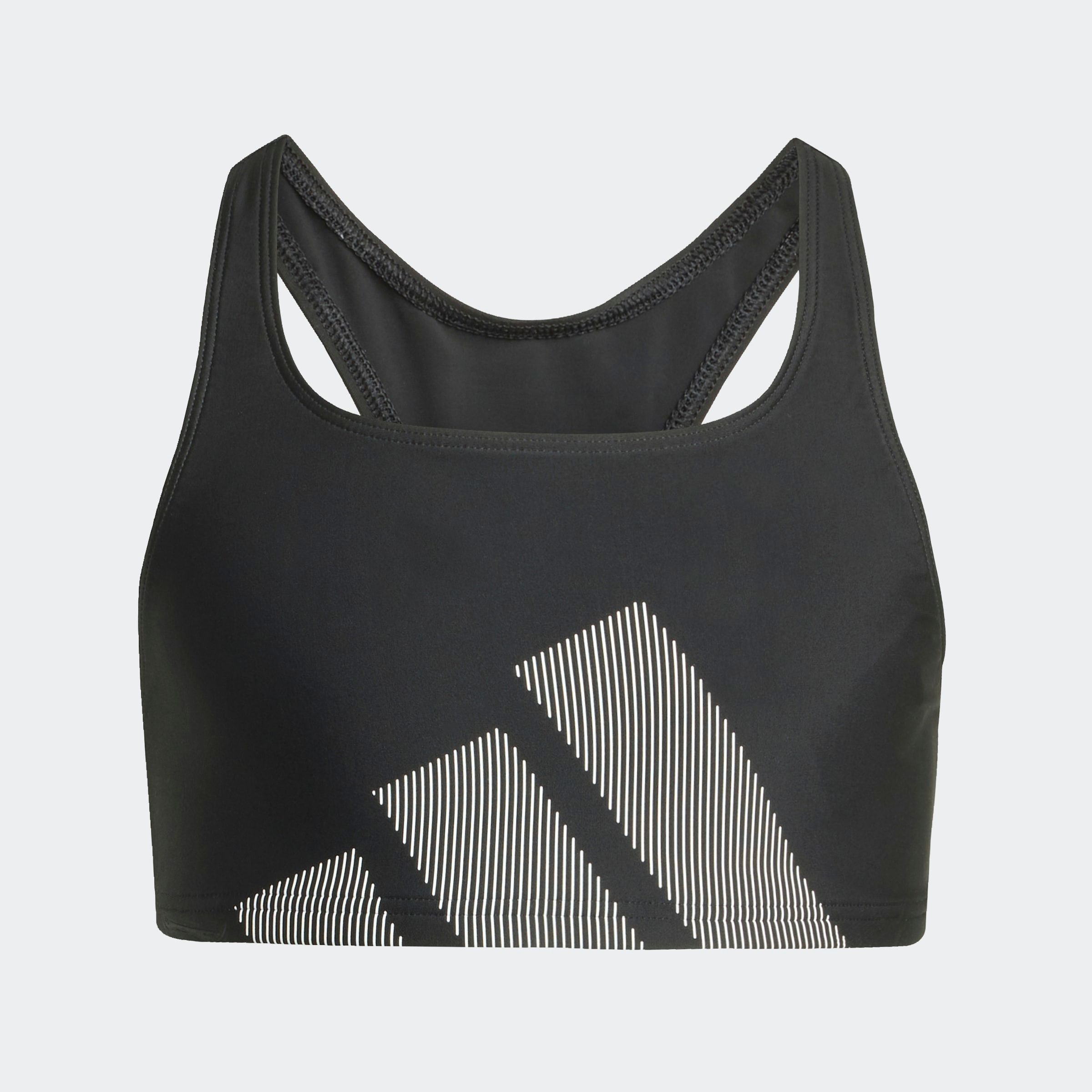 adidas Performance Bustier-Bikini »BIG LOGO KIDS BIKINI SET MIT C-FÖRMIGEM RÜCKEN«