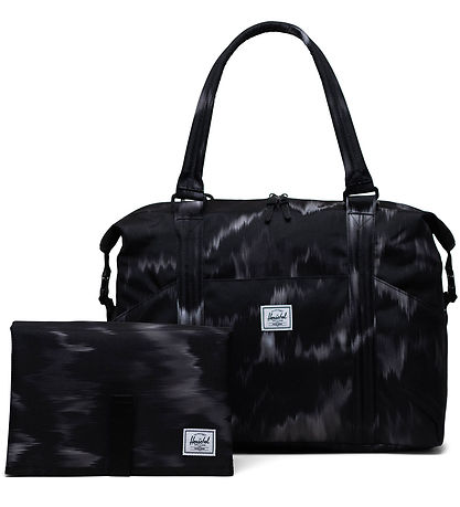 Herschel Pusletaske - Strand - EcoSystem - BlårRød Ikat Black