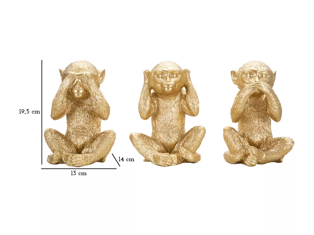 Set de 3 Singes - 