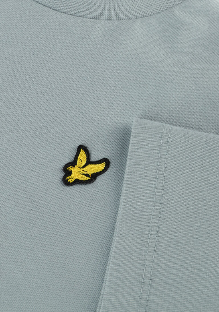 LYLE & SCOTT blauwe lyle & scott t-shirt plain t-shirt b