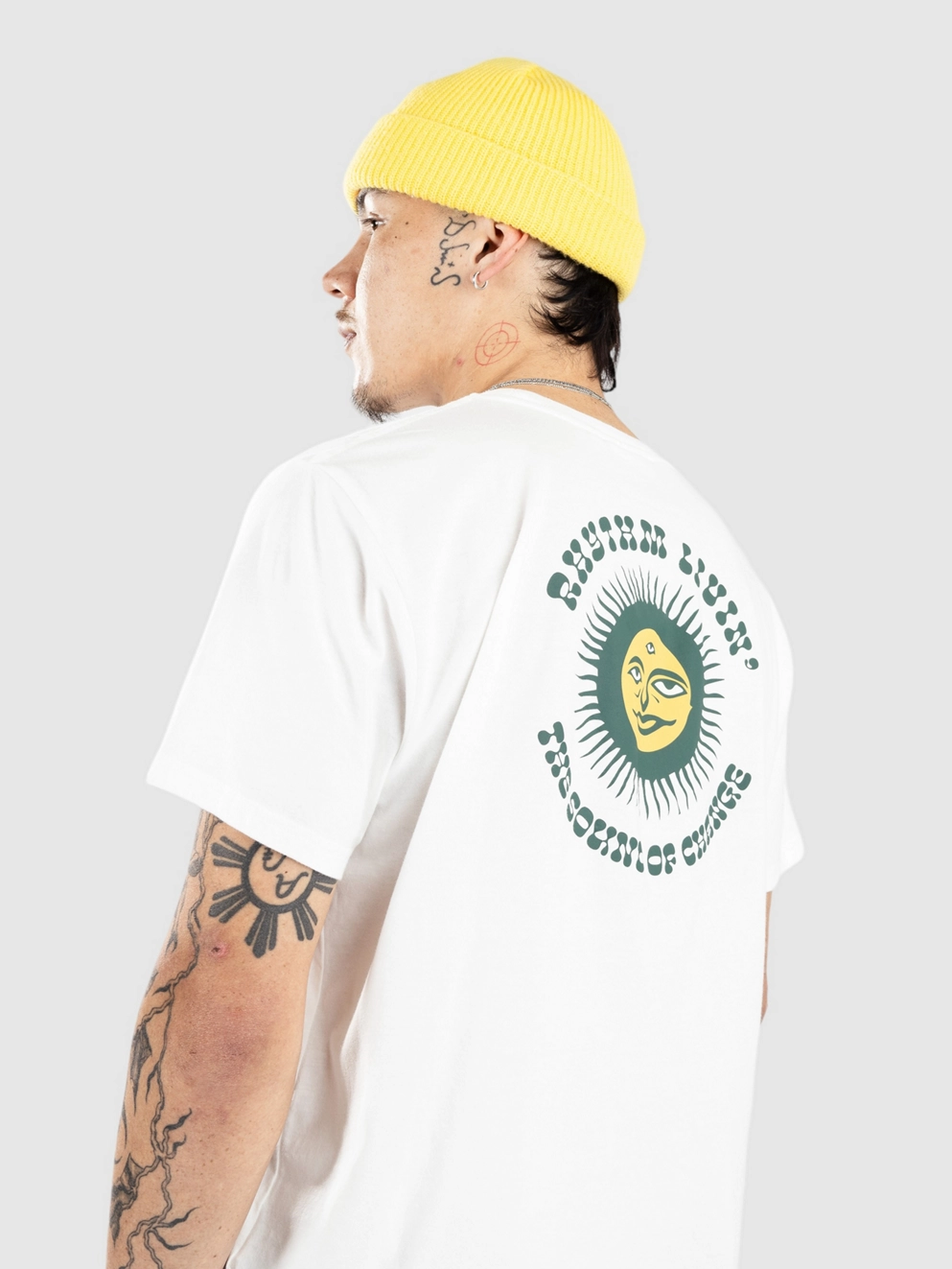 Rhythm Sun Life T-Shirt vintage white