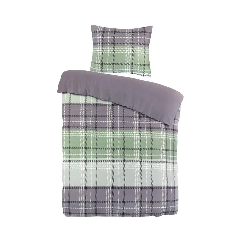Papillon dekbedovertrek Felix - 140x200/220 cm - Groen
