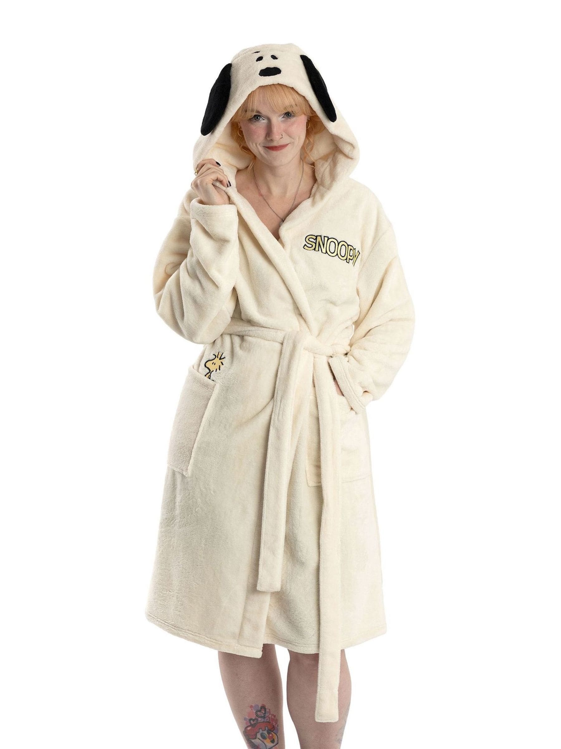 Vanilla Underground Peanuts Snoopy Hooded Bath Robe