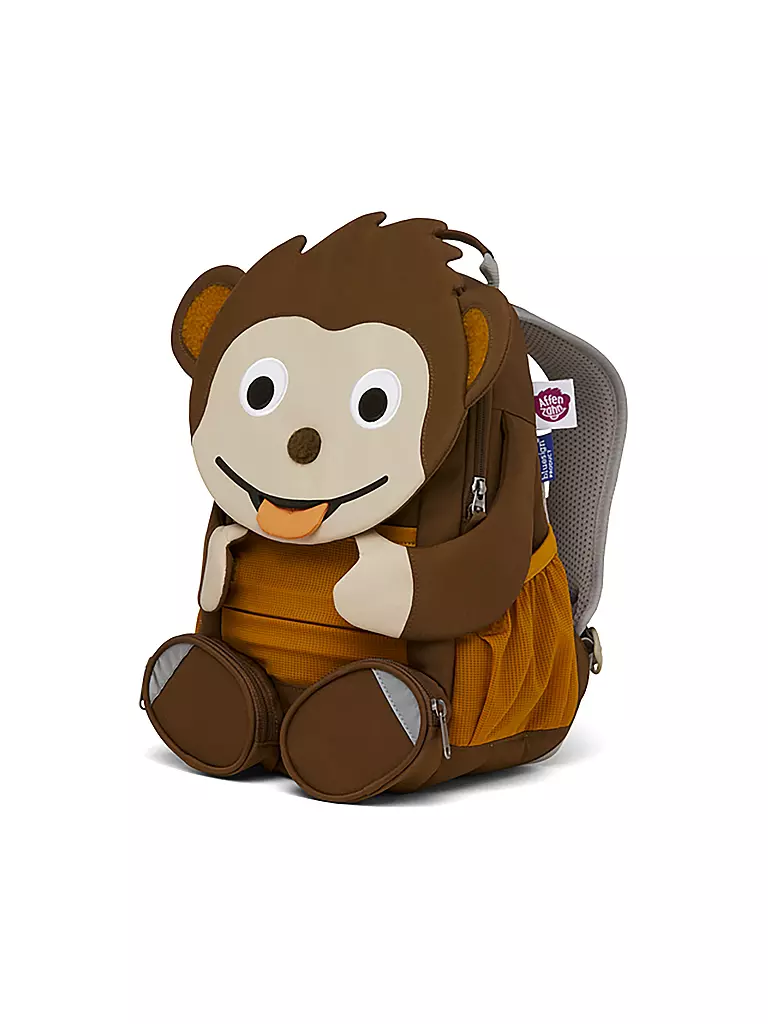 AFFENZAHN Kinder Rucksack Großer Freund - Affenzahn braun