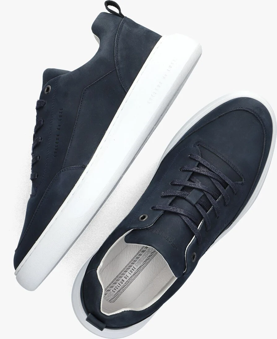 CYCLEUR DE LUXE blauwe cycleur de luxe lage sneakers roubaix