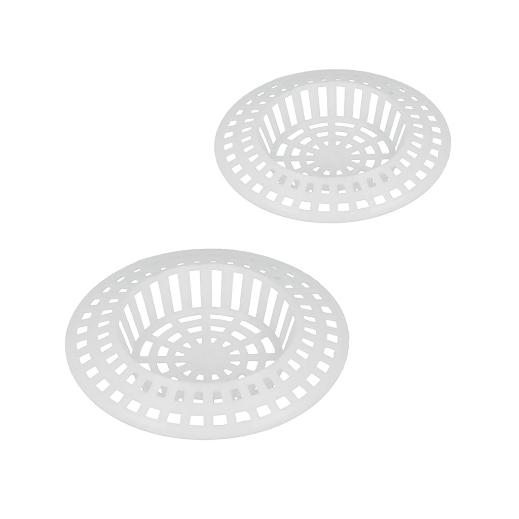 Lot de 2 filtres d'évier plastique D 4.5 à 6cm
