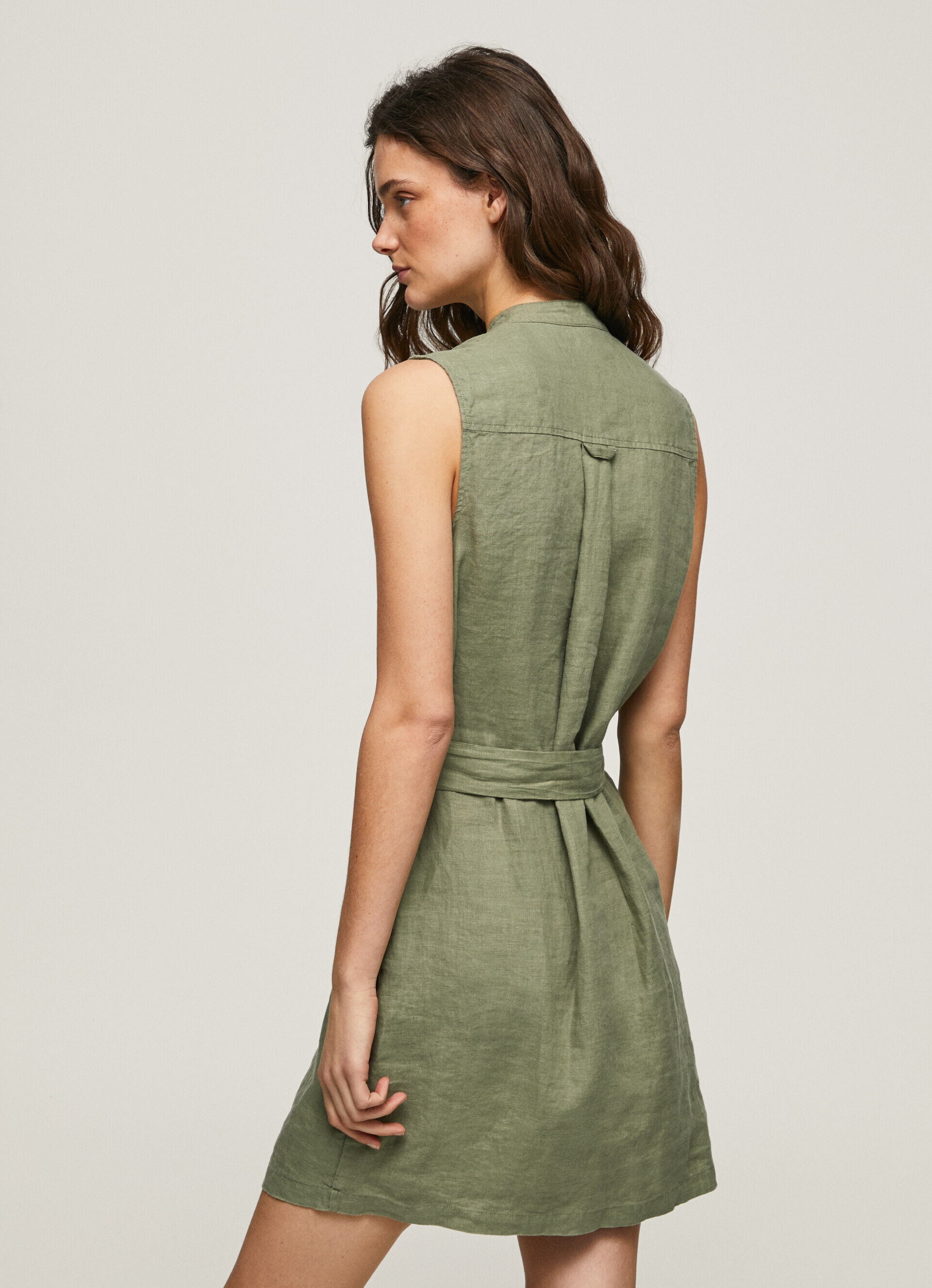 VESTIDO UTILITY AURA - verde-oliva