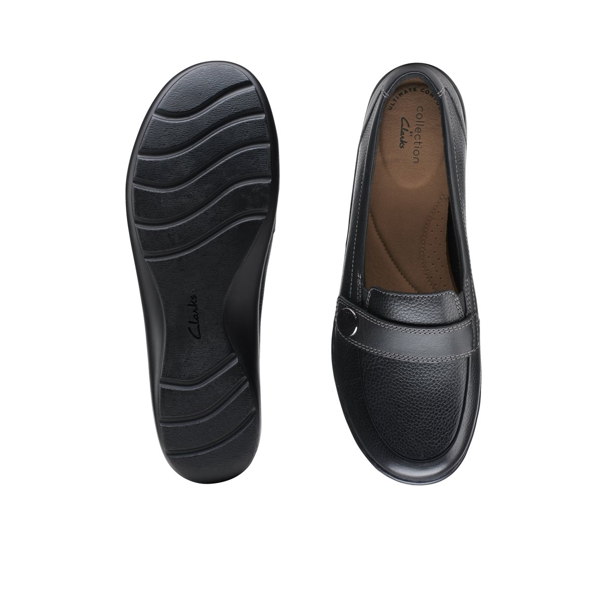 CLARKS-Cora_daisy_l-Flâneurs - Talon plat - Noir