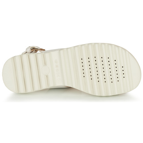 Geox - J S.CORALIE G. C - GBK+GBK PER - Blanc / Doré