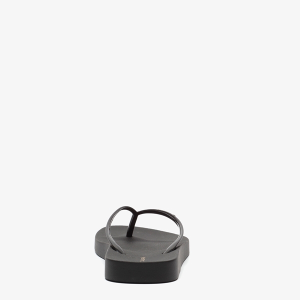Copacabana vegan dames teenslippers zwart