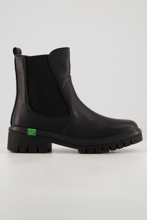 Chelesa-Boots, Jana Shoes, vegan, Veloursoptik, Weite G