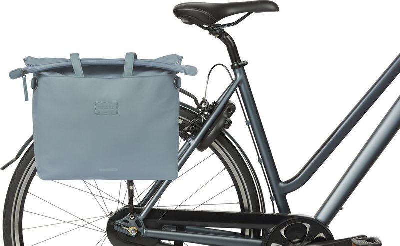 Basil - Manhattan - Laptop Fietstas - Graphite Blue - Gerecycled Polyester