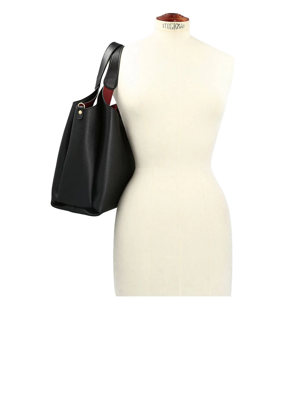 SAC WILLOWS CUIR GRAINE NOIR