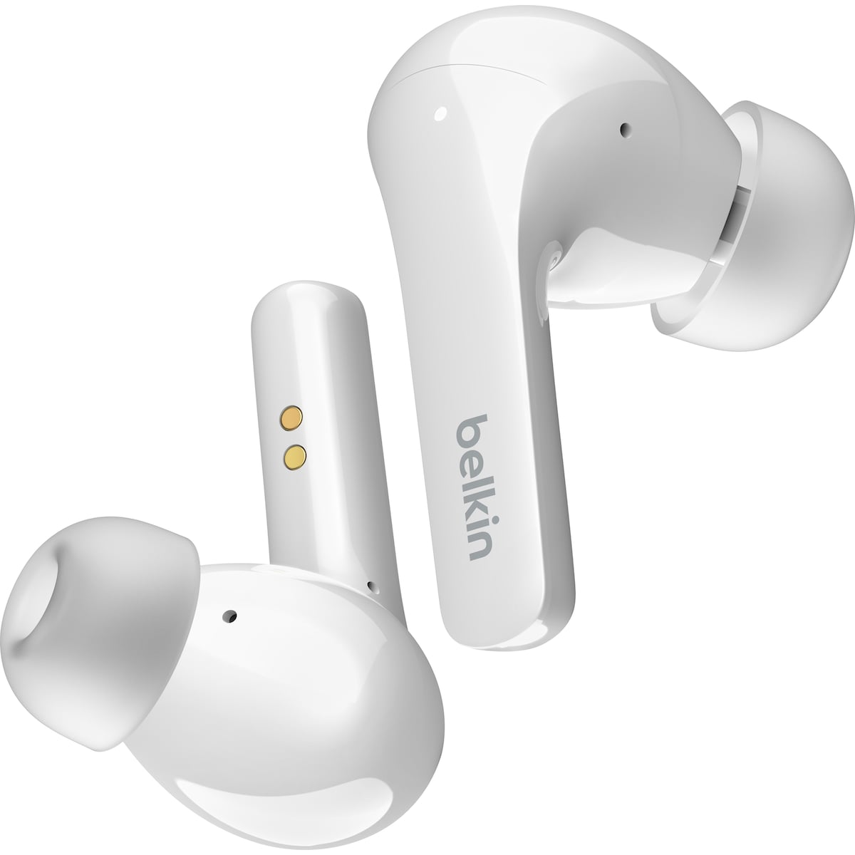Belkin SoundForm Flow helt trådløse hodetelefoner (hvit)