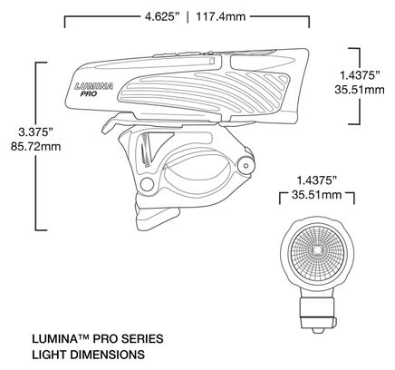 Éclairage Avant NiteRider Lumina Pro 1000