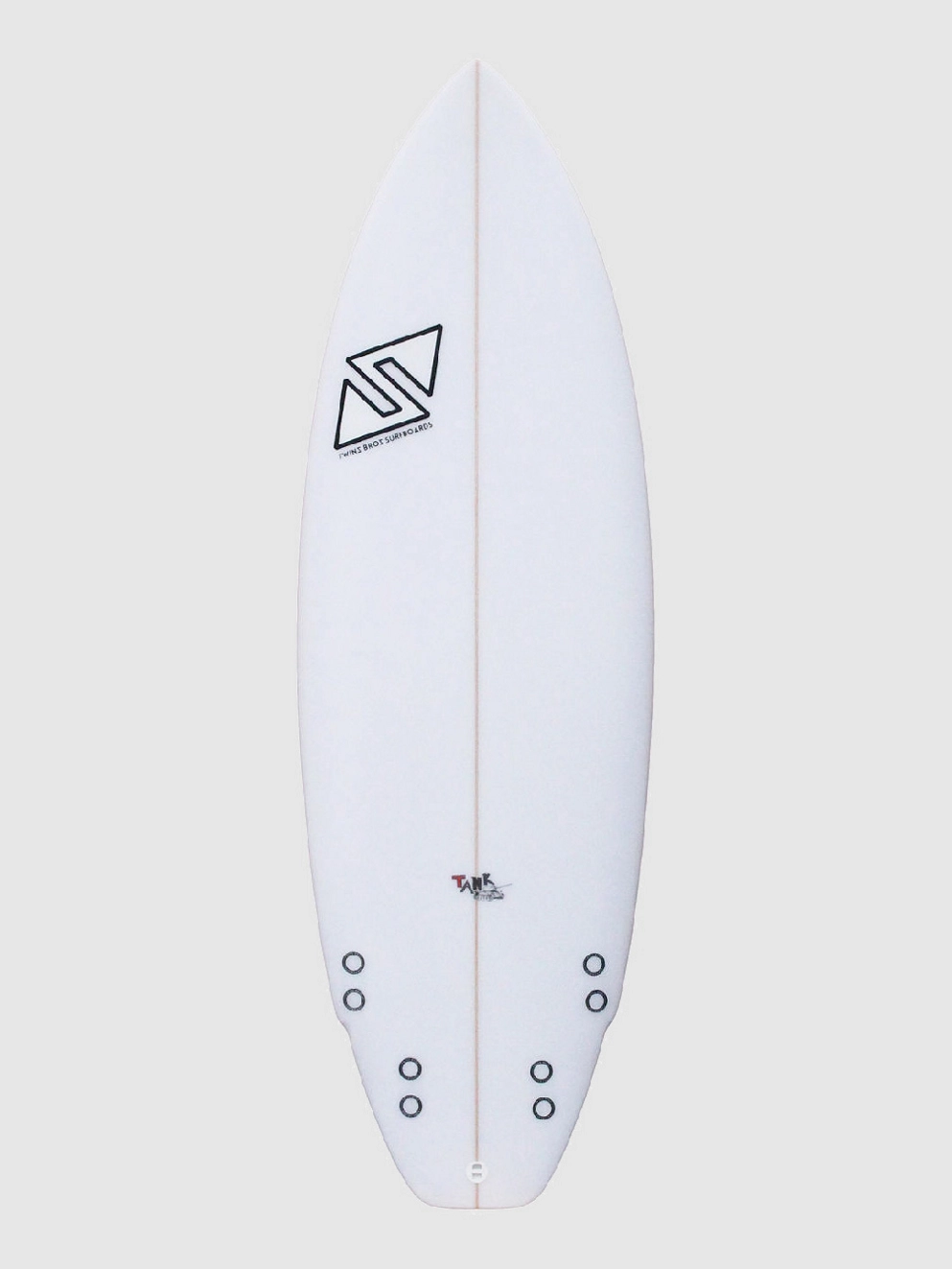 TwinsBros Tank FCS2 Surfboard white