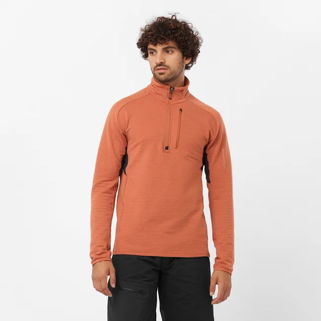 ESSENTIAL LIGHTWARM  Midlayer mit halblangem Reißverschluss Herren