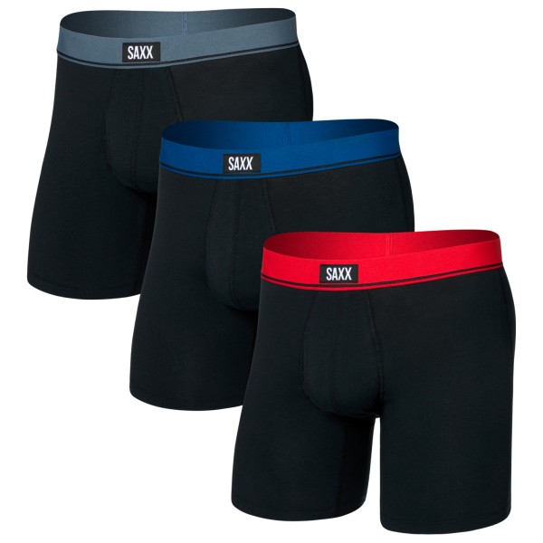 Saxx - Essential Cotton Boxer Brief Fly 3-Pack - Sous-vêtement