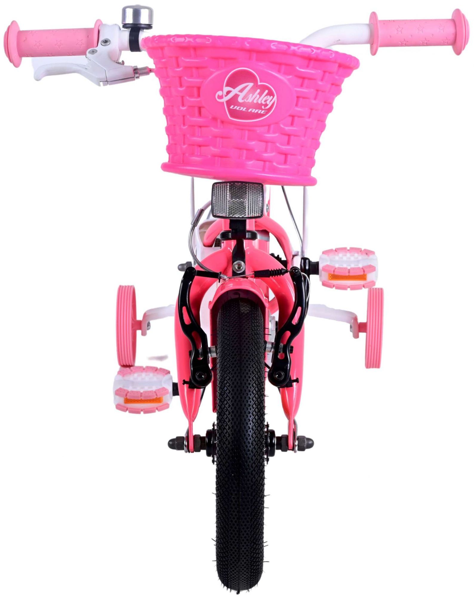 TPFSports Ashley Kinderfahrrad - Mädchen - 12 Zoll - Rücktritt + Handbremse - Weiß