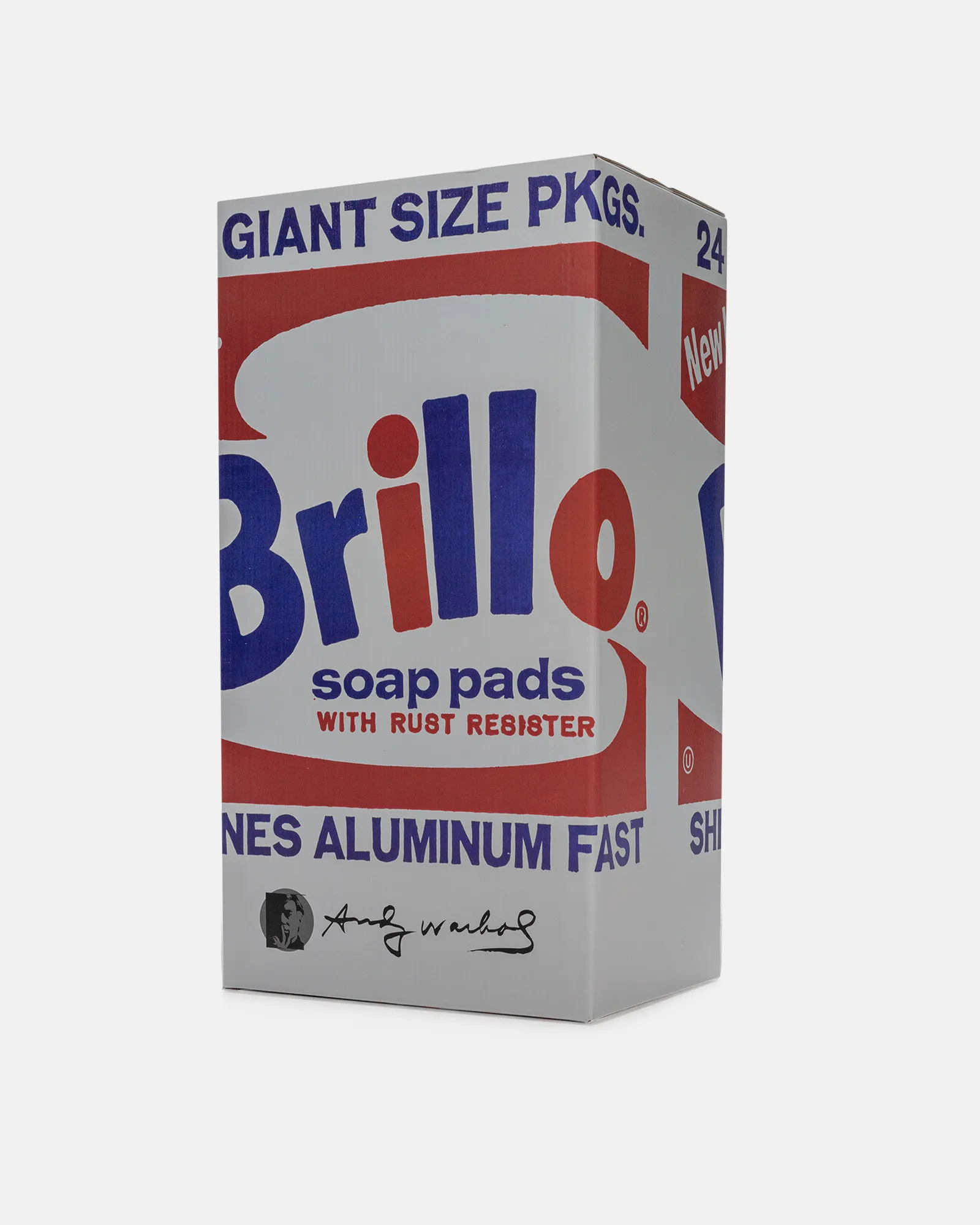 MEDICOM BEARBRICK 1000% ANDY WARHOL BRILLO 2022