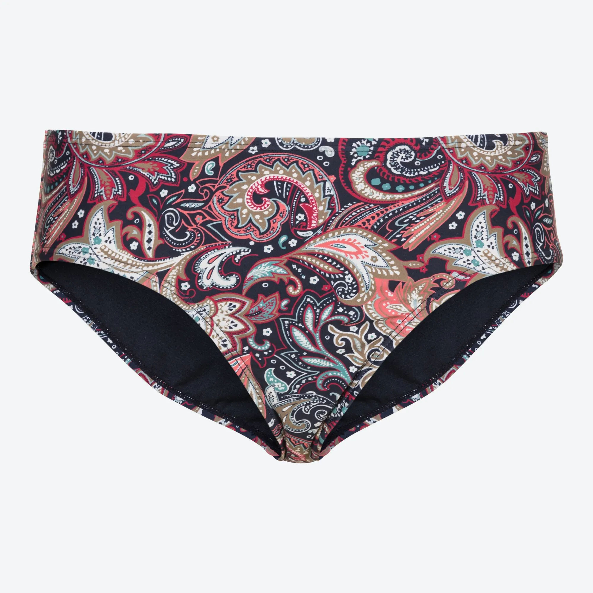 Damen-Bikinihose mit Paisley-Muster