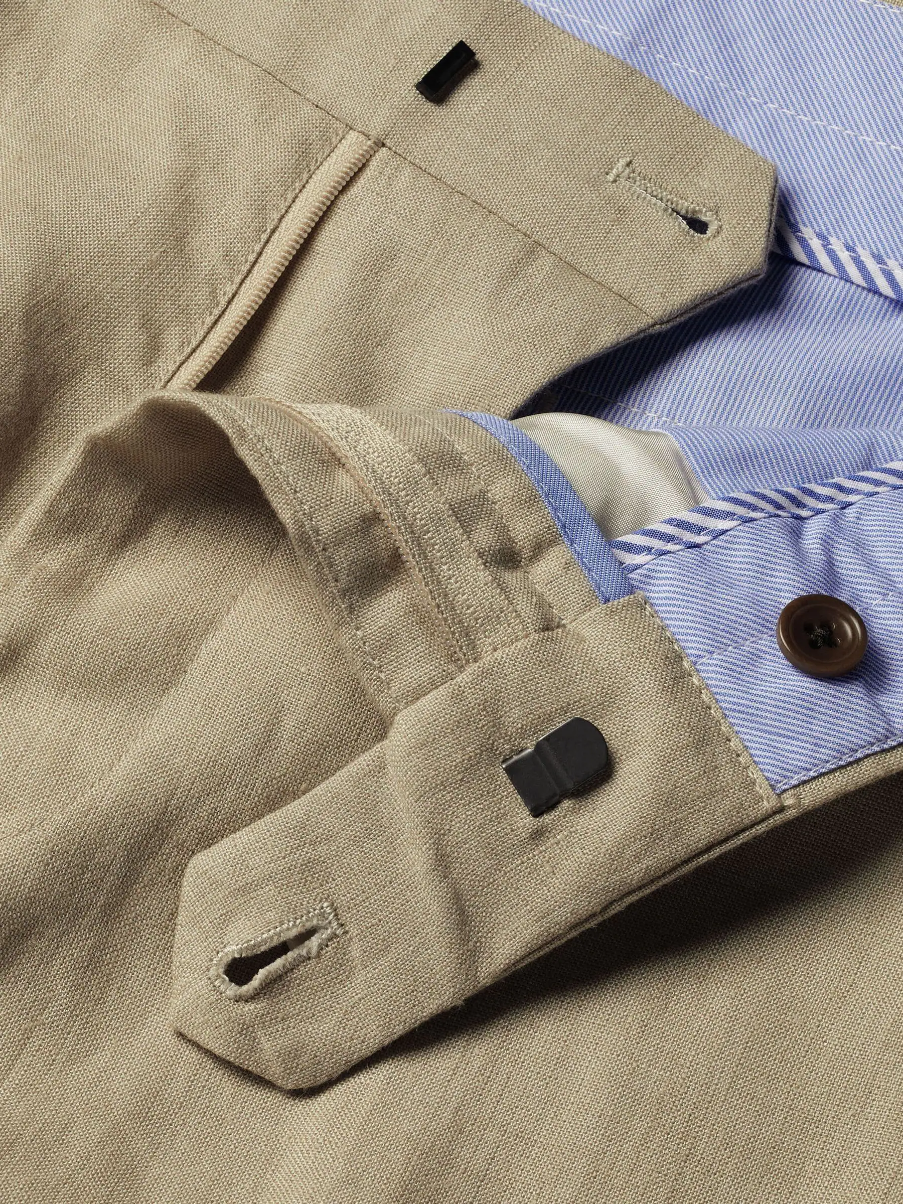 Natuurlijk - Charles Tyrwhitt slim fit 100% linnen broek