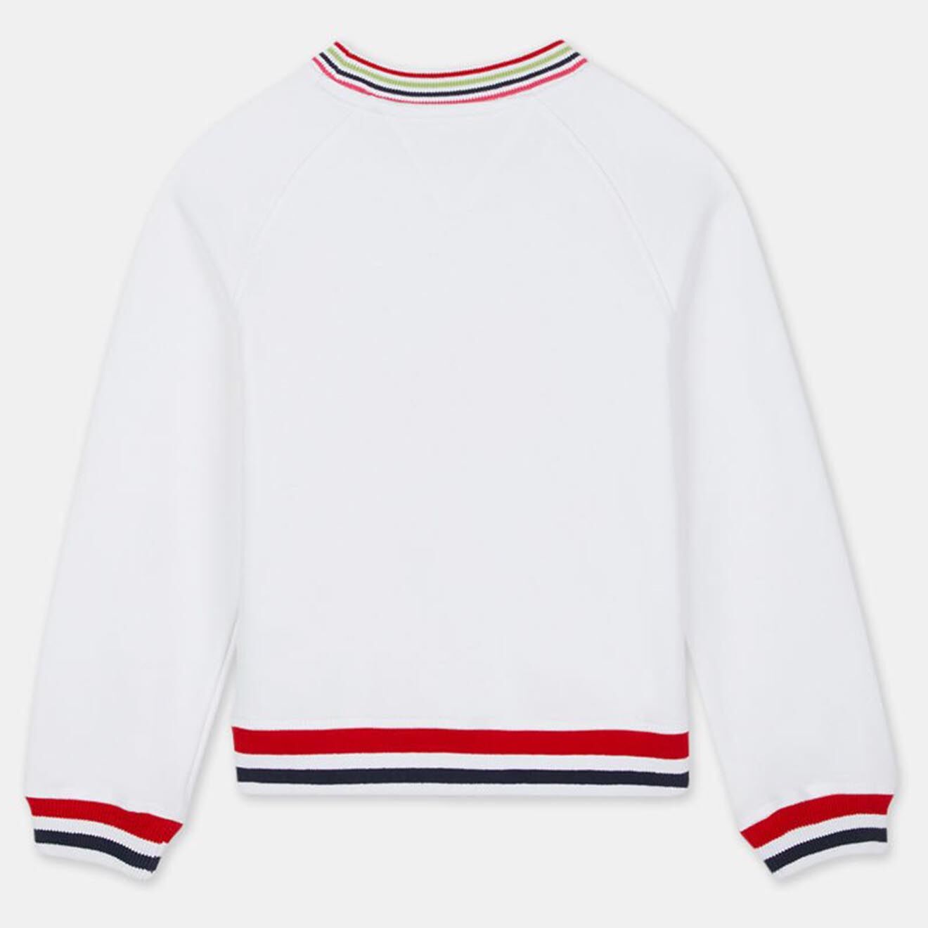 Tommy Hilfiger Sweat droit en Coton Roller blanc