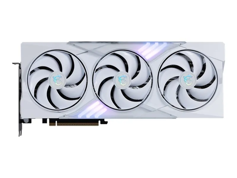 MSI GeForce RTX 5080 16G GAMING TRIO OC - Grafikkort - GeForce RTX 5080 - 16 GB GDDR7 - PCI Express 5.0 - 3 x DisplayPort, HDMI - hvid