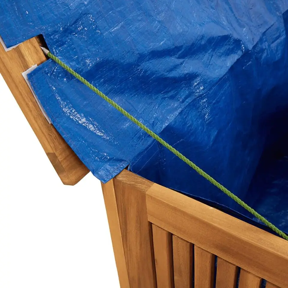 vidaXL - Tuinbox - Bruin - Acaciahout - 75 x 75 x 58 cm