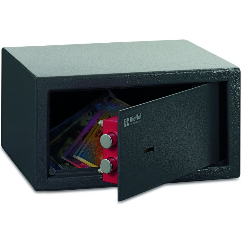 Rieffel Möbeltresor VT- SB165, 31.5 x 25 x 16.5 cm, dunkelgrau