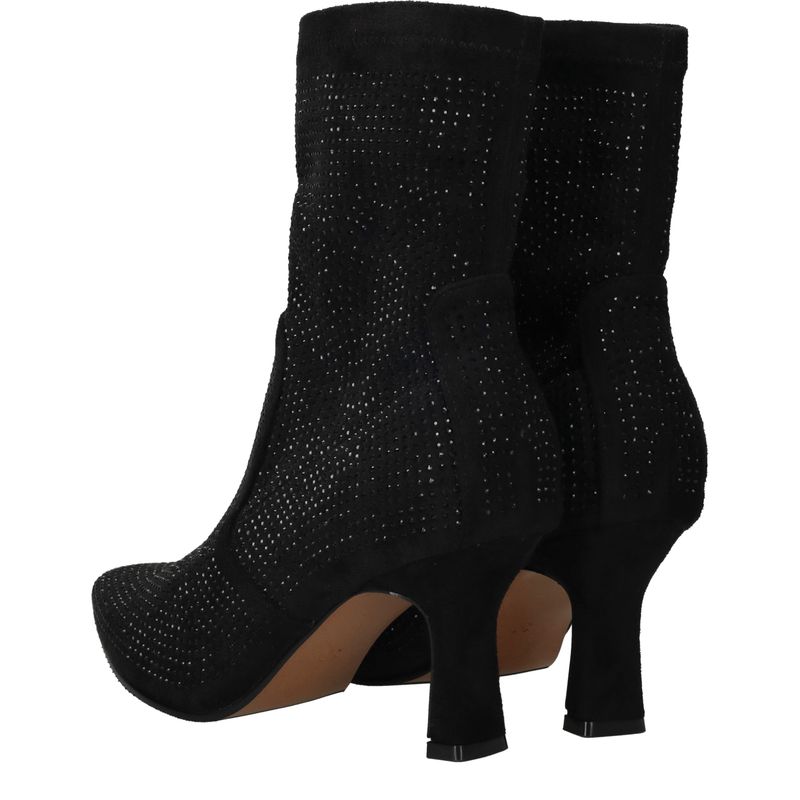 POSH by Poelman Enkellaarsjes Zwart Dames