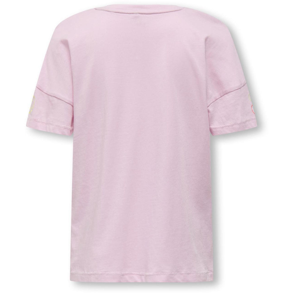 Køb kids ONLY Roseate Spoonbill Walk Lia Life Oversized Printed T-Shirt