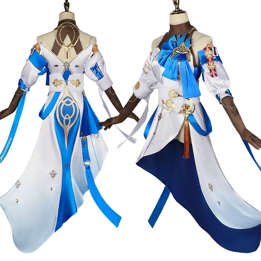 Custaplayu - Honkai Star Rail Bronya Cosplay Kostuum / Pruik / Set