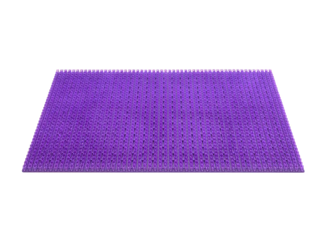 Paillasson 40x60 tissé motif uni TRENDY violet