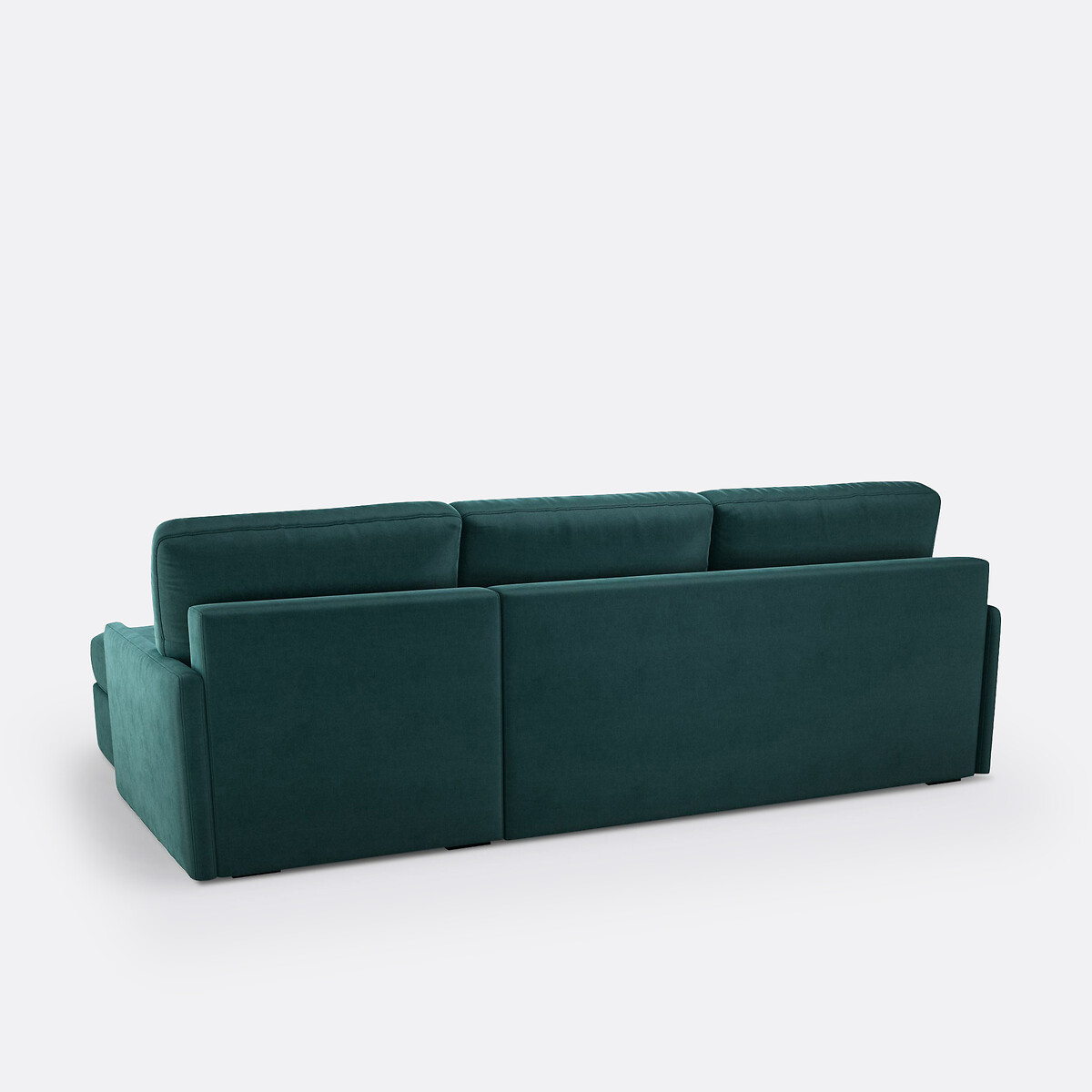 LA REDOUTE INTERIEURS<br>Sofá-cama de canto em veludo, Bultex Marta