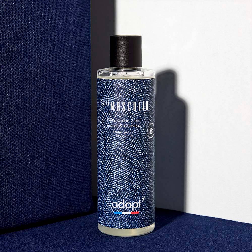 Au Masculin Gel douche 2 en 1 Corps et Cheveux