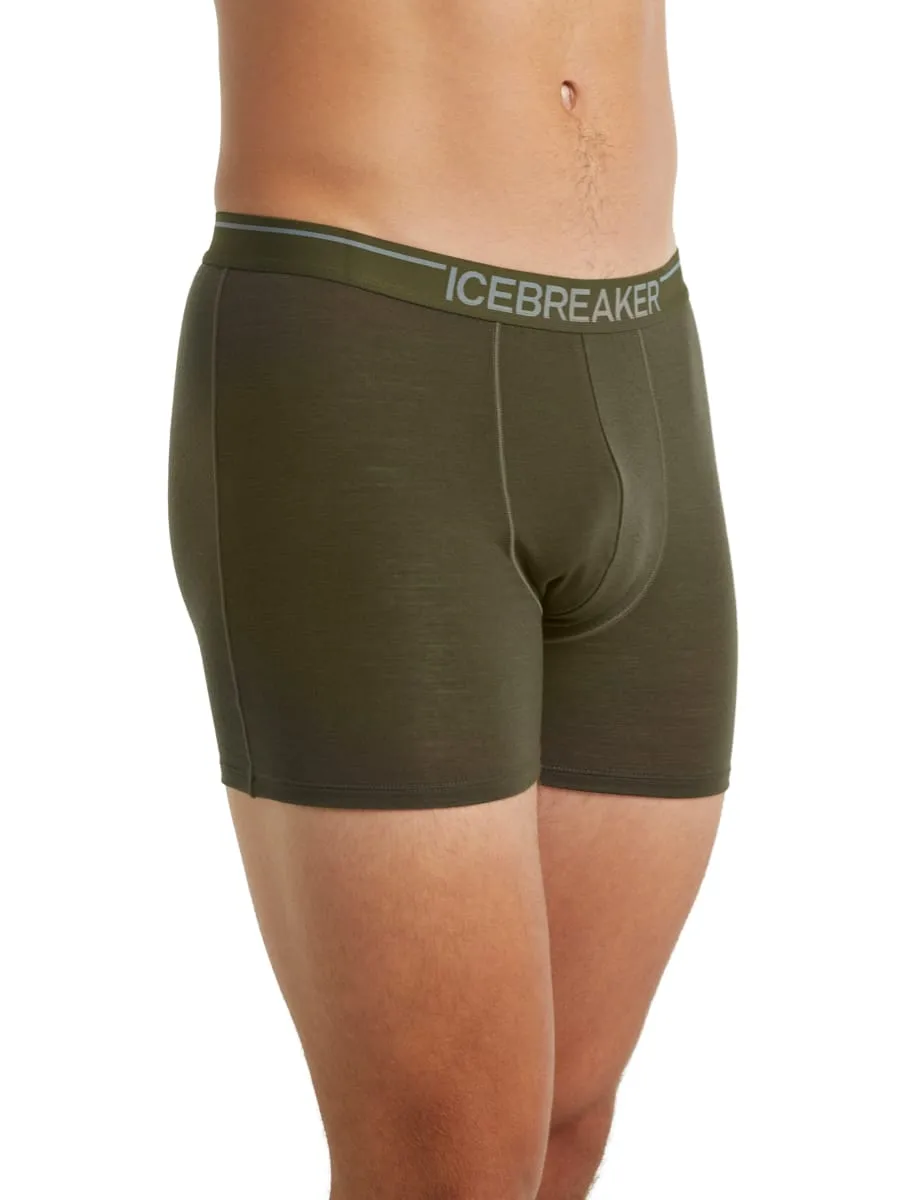 Icebreaker Men's Anatomica Boxers LODEN