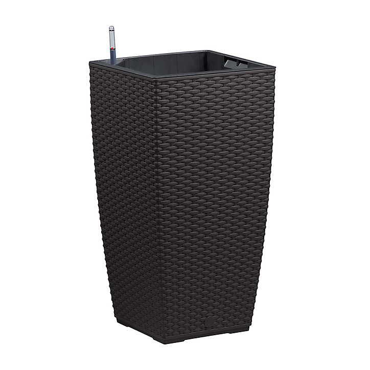 Bac carré Poetic Casa Mesh 30 granite 29,9 x 29,9 x h.57,4 cm