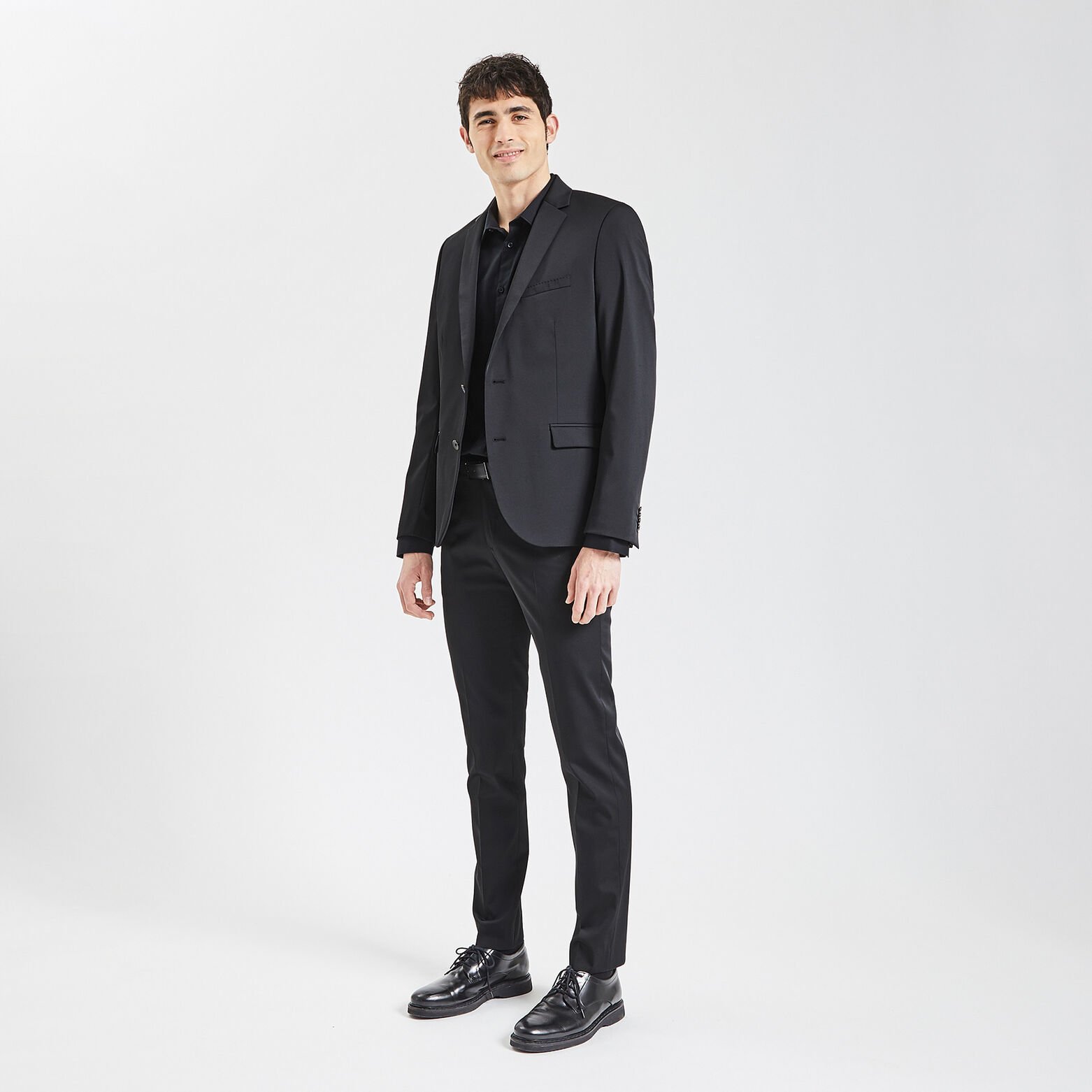 Pantalon de costume slim Noir
