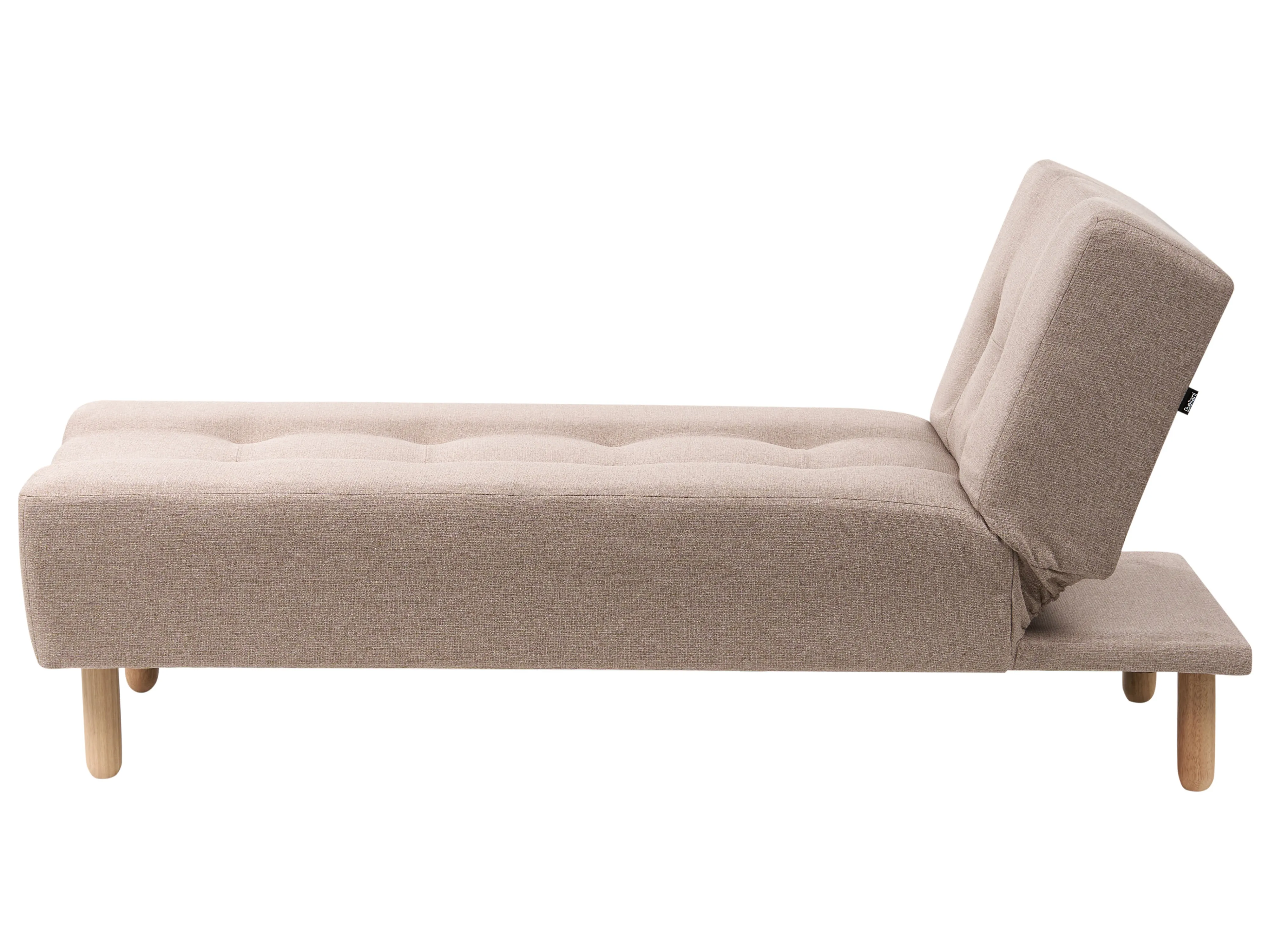 Chaise longue ALSTEN Stof Beige