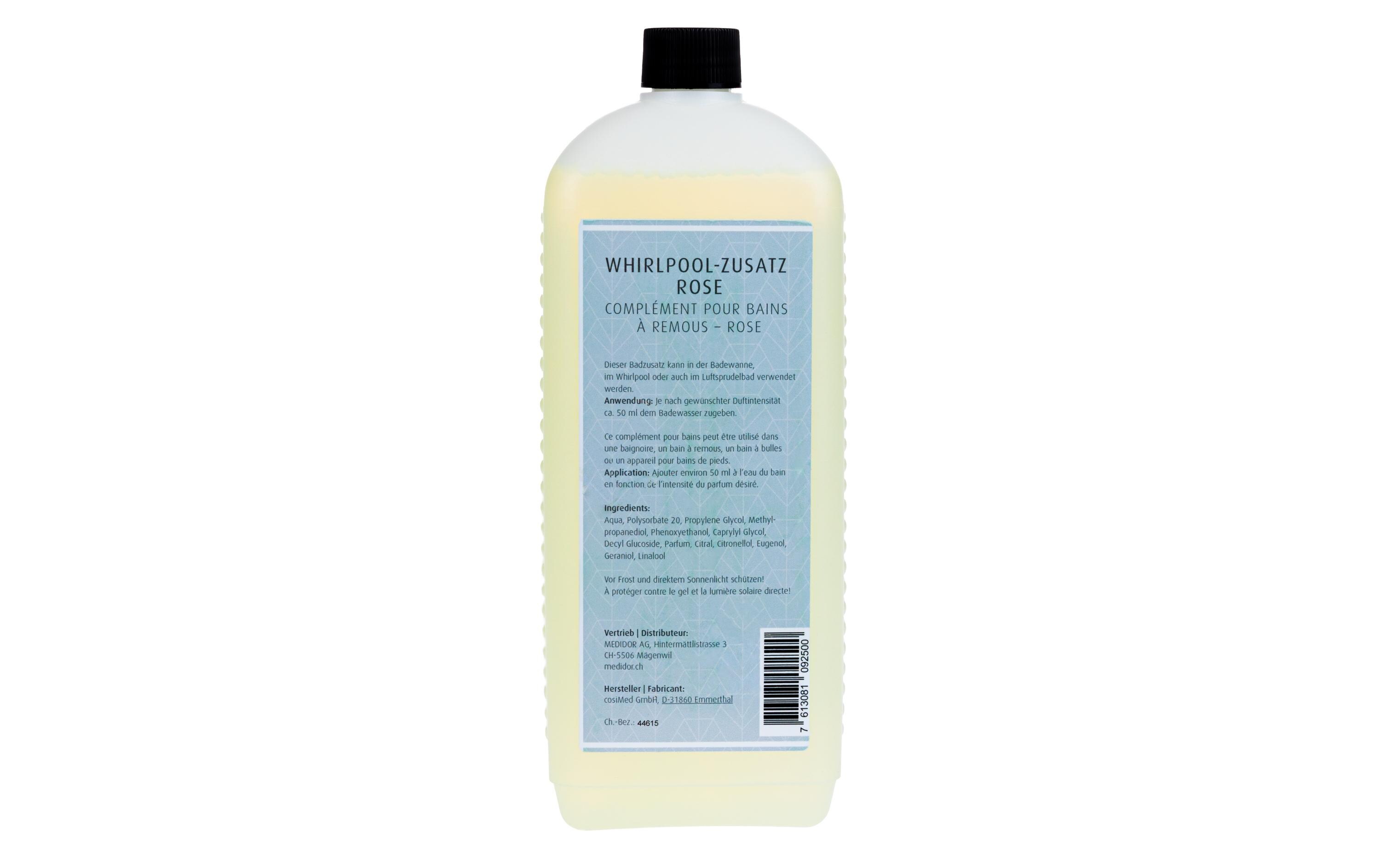 Whirlpool Zusatz Rose 1 LiterSprudelbad Zusatz