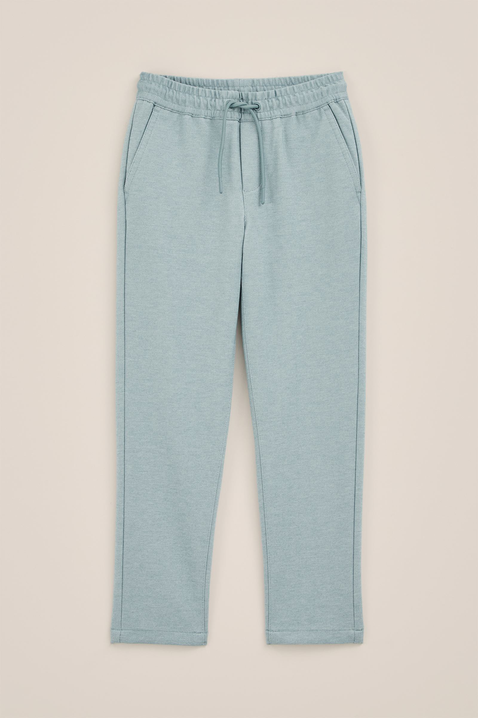 Jongens regular fit gemêleerde pantalon WE Fashion Lichtgroen