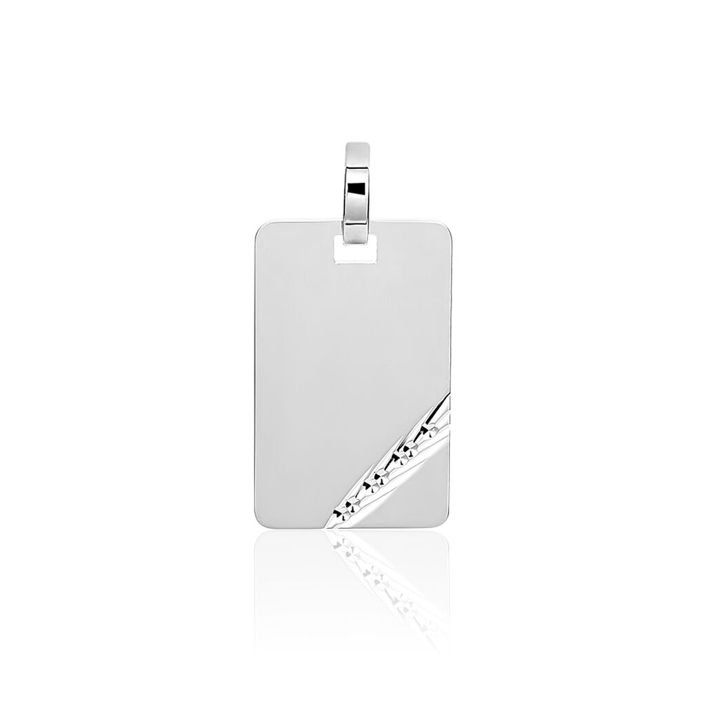 Pendentif Tao Argent Blanc