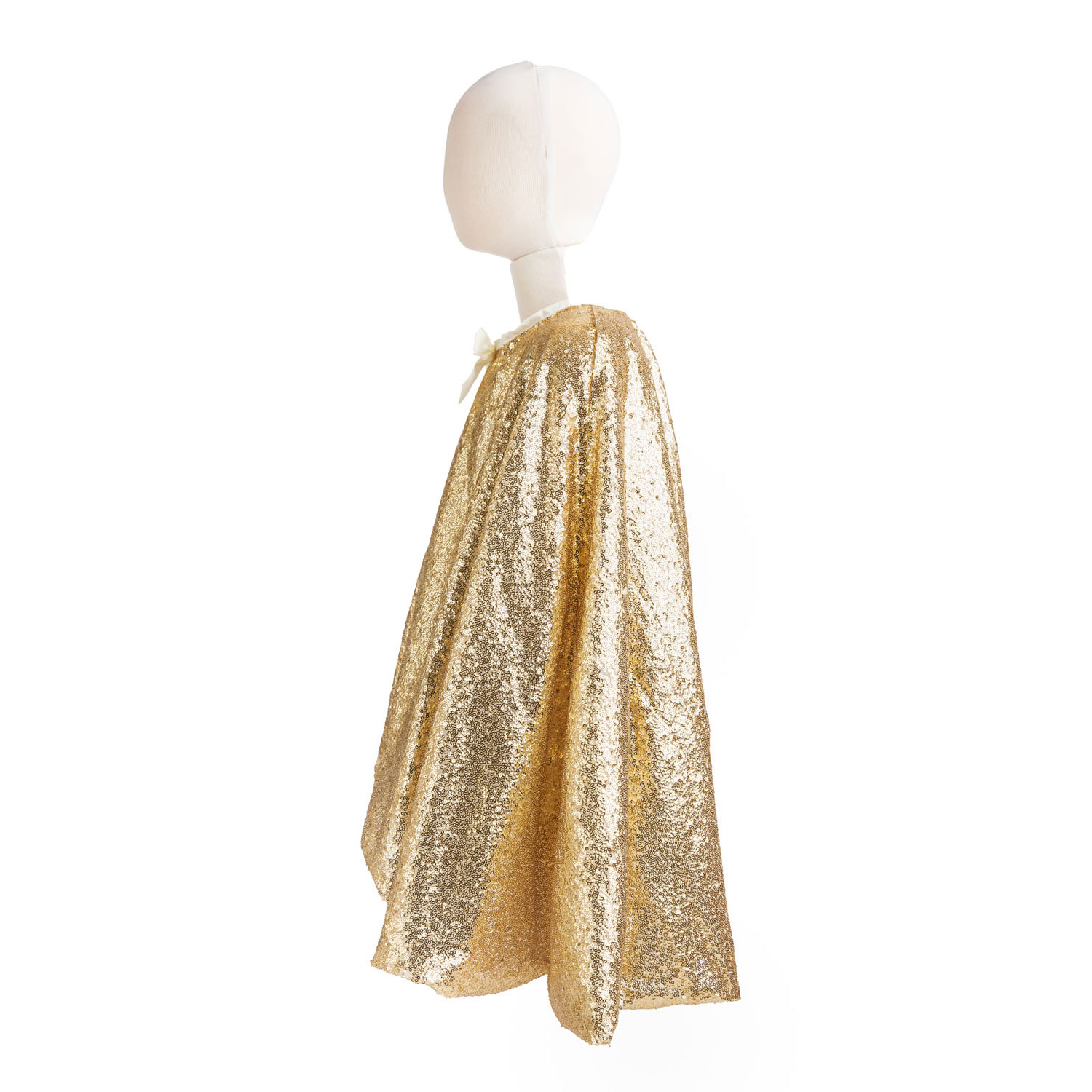 Sparkle Cape met Pailletten Goud, 4-6 jaar