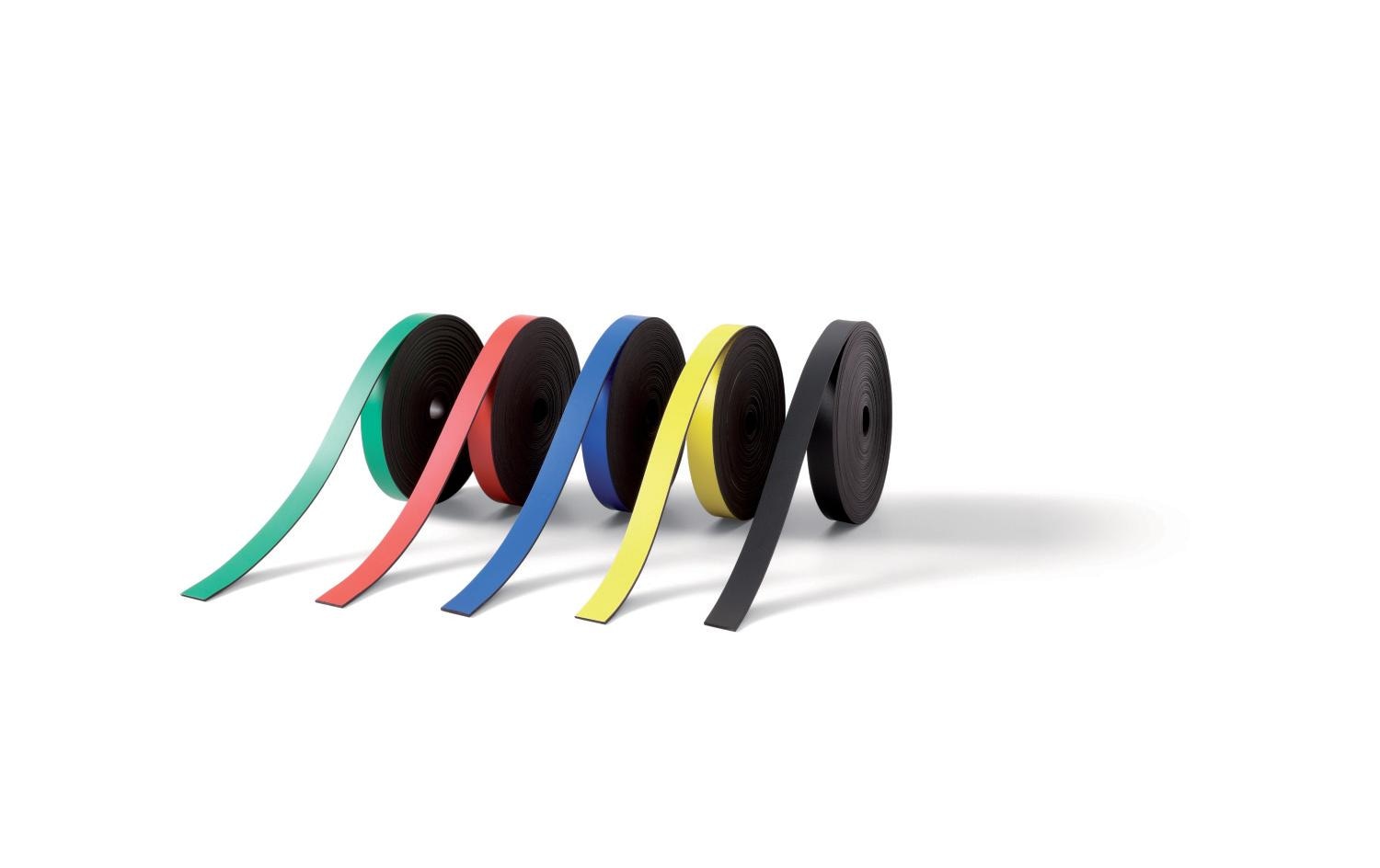Magnetband 10 mm x 5 m, SchwarzMagnetband für Planungstafeln