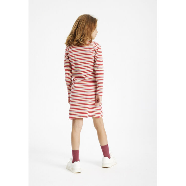 The New TNLena L_S Rib Dress Chrysanthemum