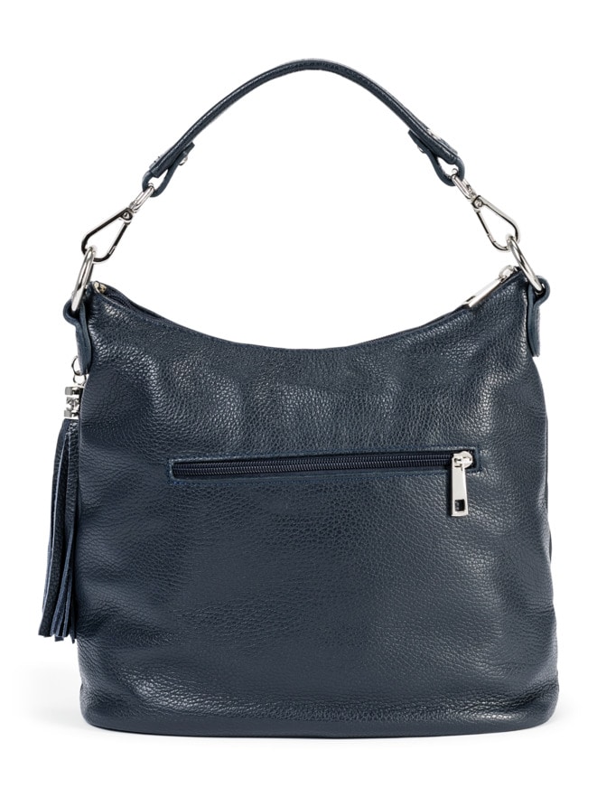 Lederhandtasche Standfest