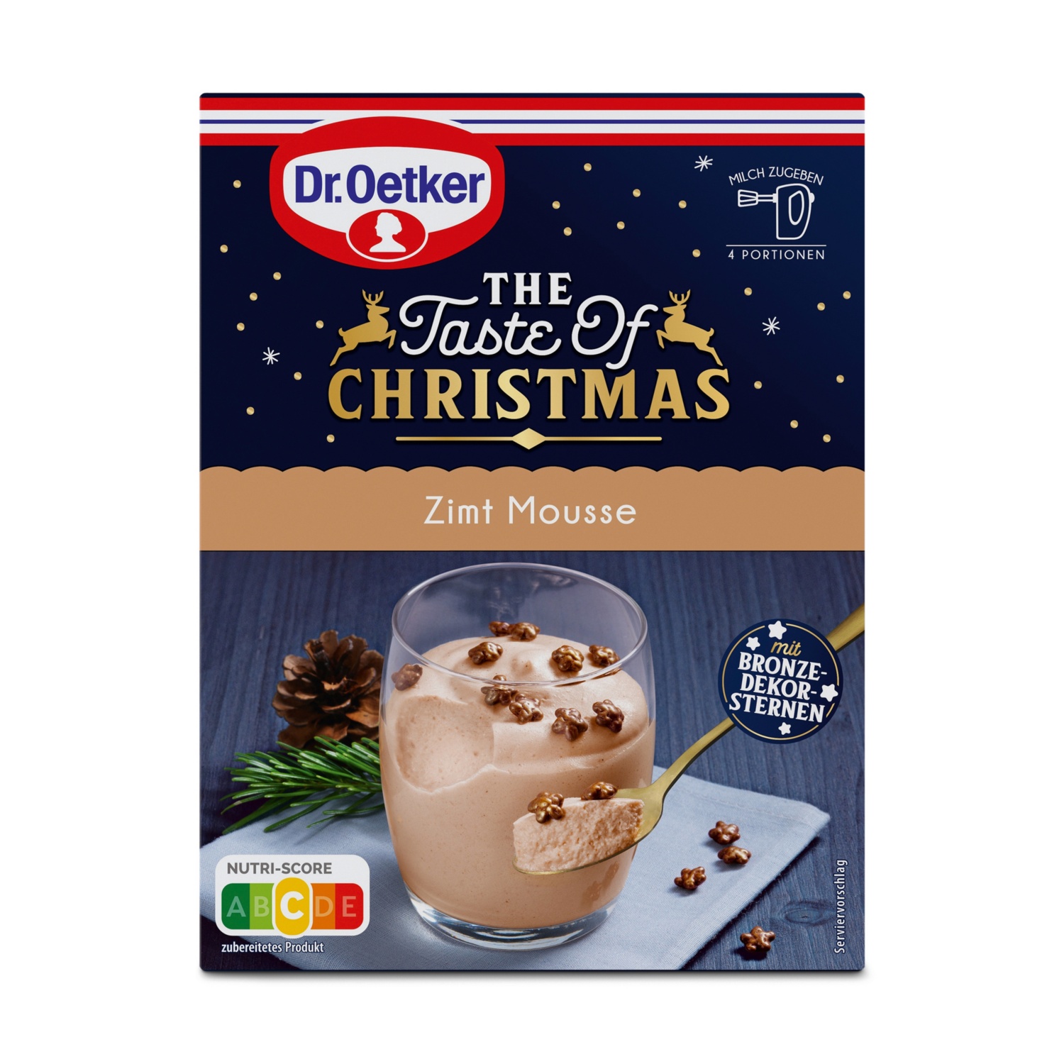 DR. OETKER Mousse, Zimt Mousse 87 g/ 63 g
