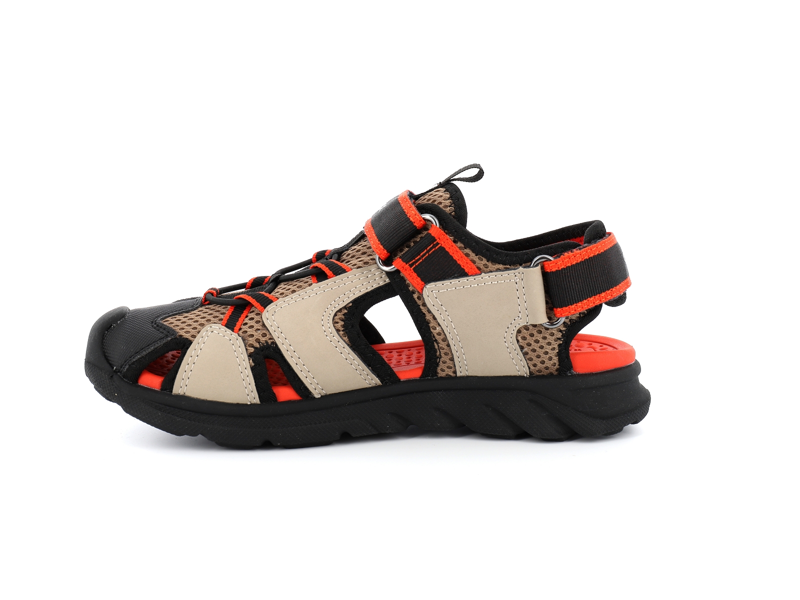 Geox-J AIRADYUM F J45F1F Matières combinées Rouge Beige