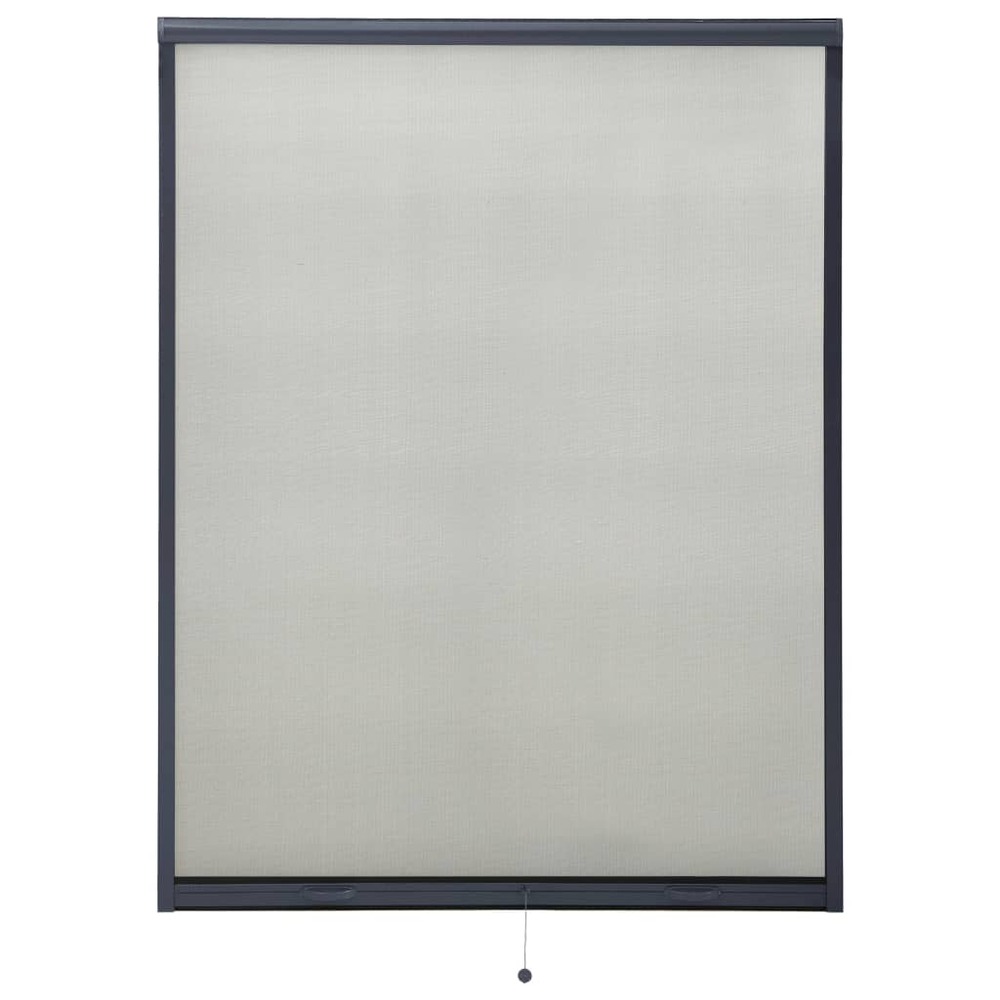 Moustiquaire à rouleau pour fenêtres anthracite 130x170 cm